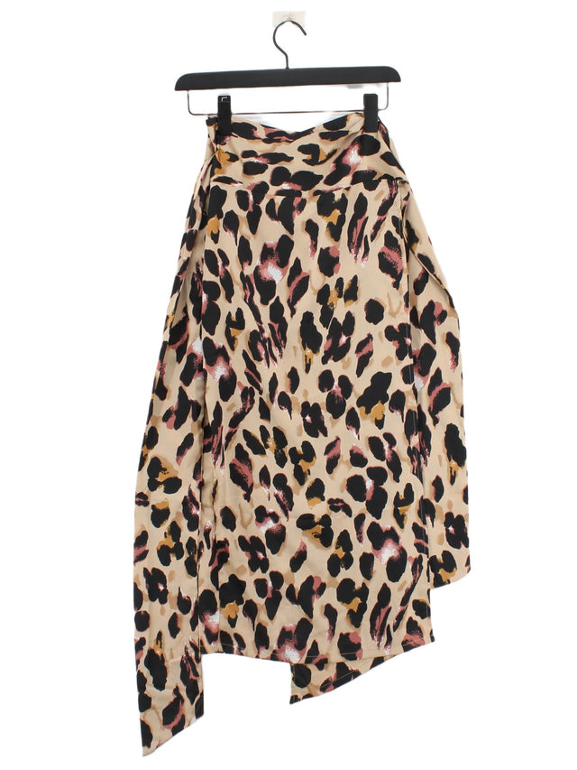 Never Fully Dressed Women's Maxi Skirt UK 8 Tan 100% Polyester
