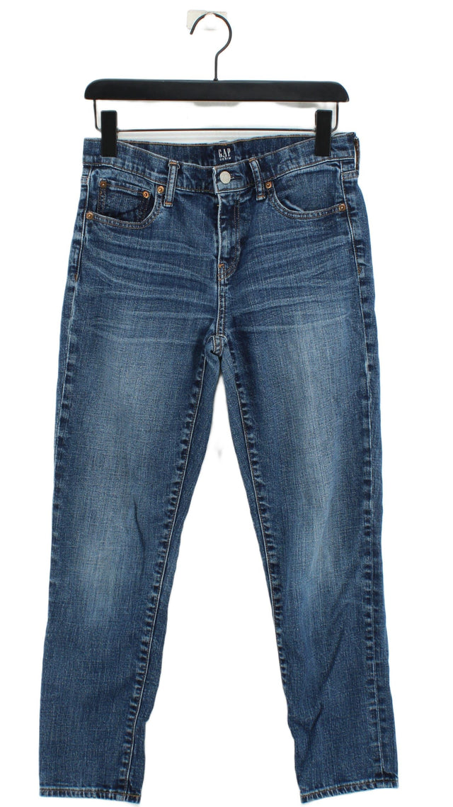 Gap Women's Jeans W 27 in Blue Cotton with Elastane, Spandex