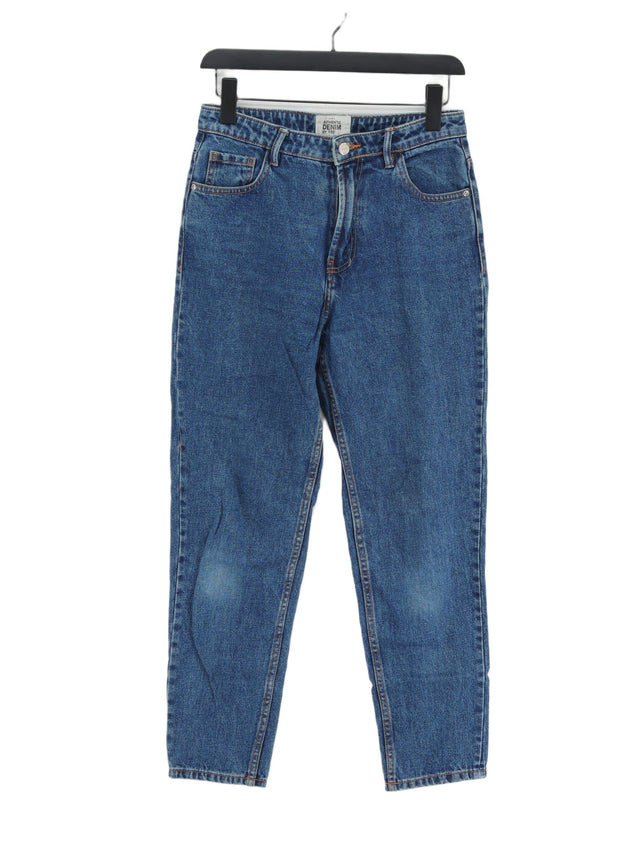 TRF Women's Jeans UK 10 Blue 100% Cotton
