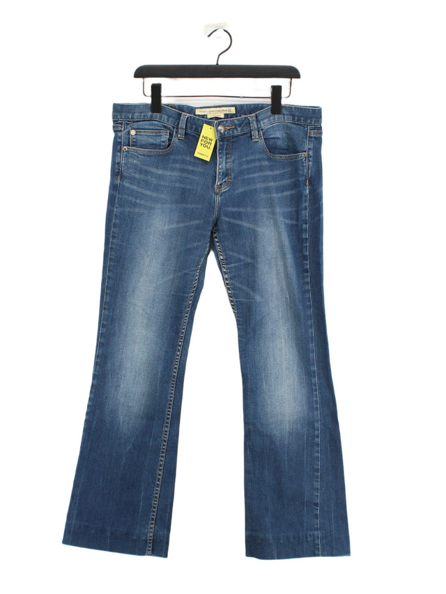 French Connection Women's Jeans UK 16 Blue Cotton with Elastane
