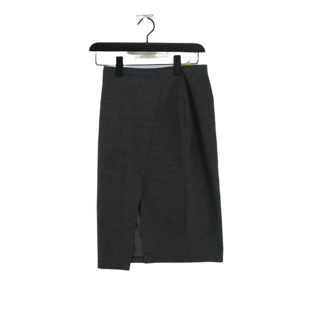 Babaton Women's Midi Skirt S Grey 100% Wool