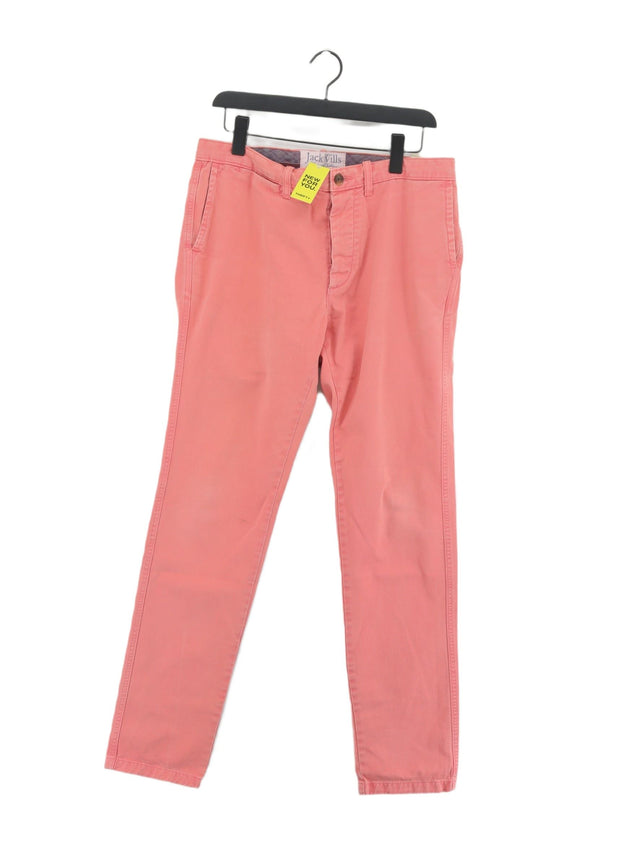 Jack Wills Men's Jeans M Pink 100% Cotton