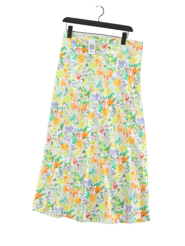 OMNES Women's Midi Skirt UK 16 Multi 100% Polyester