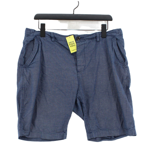 Burton Men's Shorts W 36 in Blue 100% Cotton