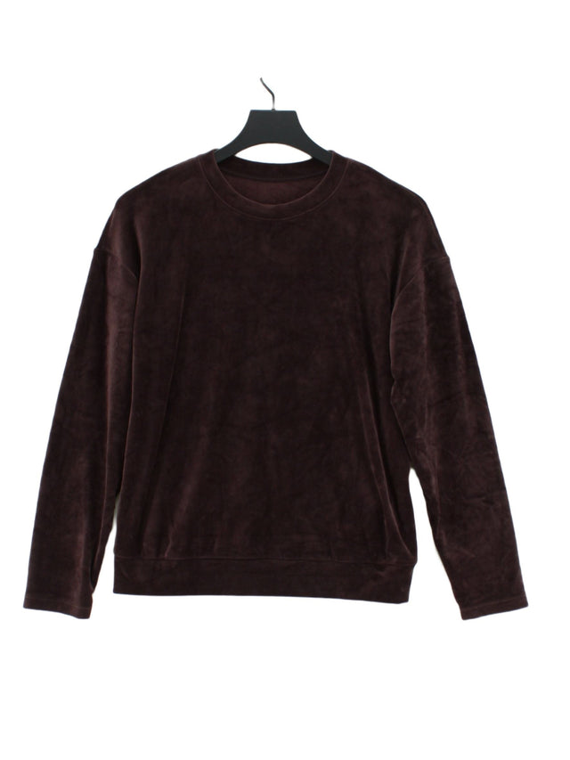 Uniqlo Women's Jumper XS Brown Polyester with Elastane