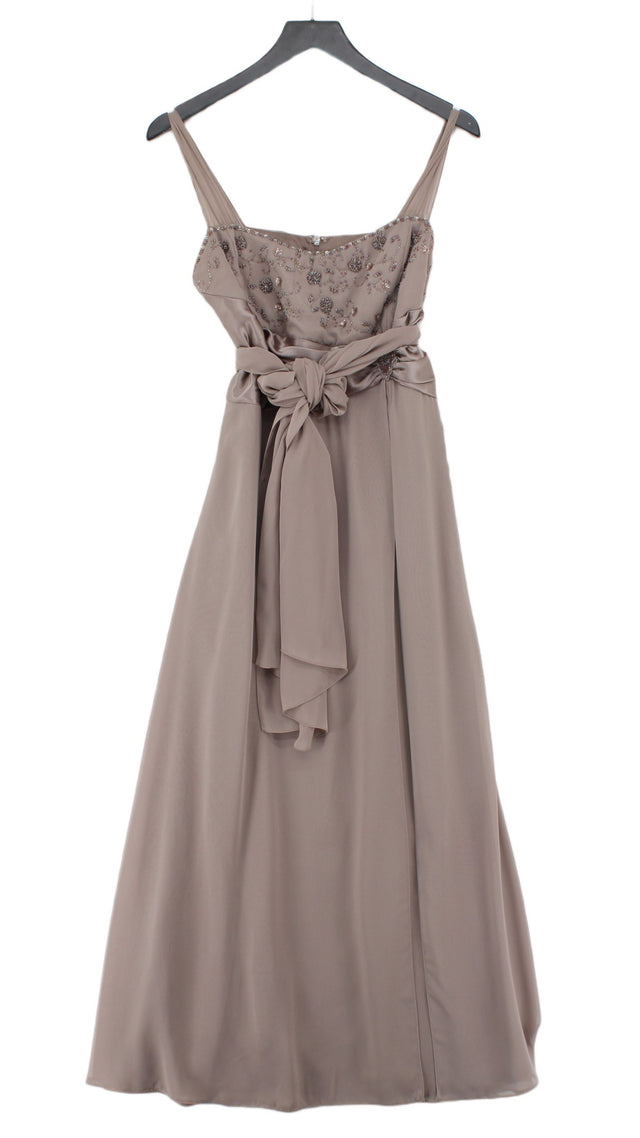 Patra Women's Maxi Dress UK 16 Brown 100% Polyester