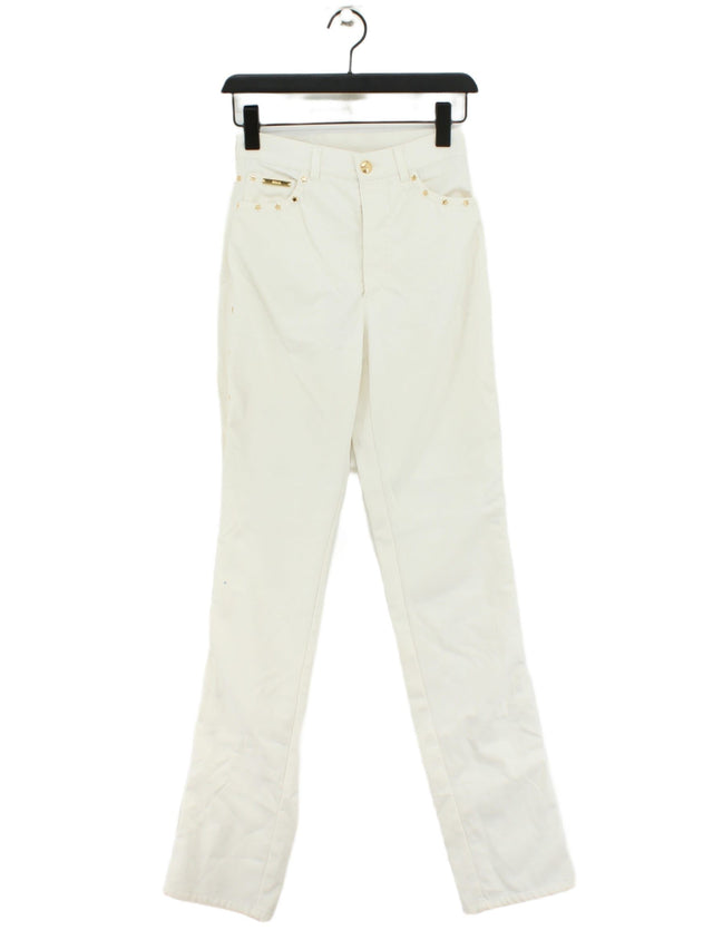 ESCADA Women's Jeans UK 6 White Cotton with Elastane