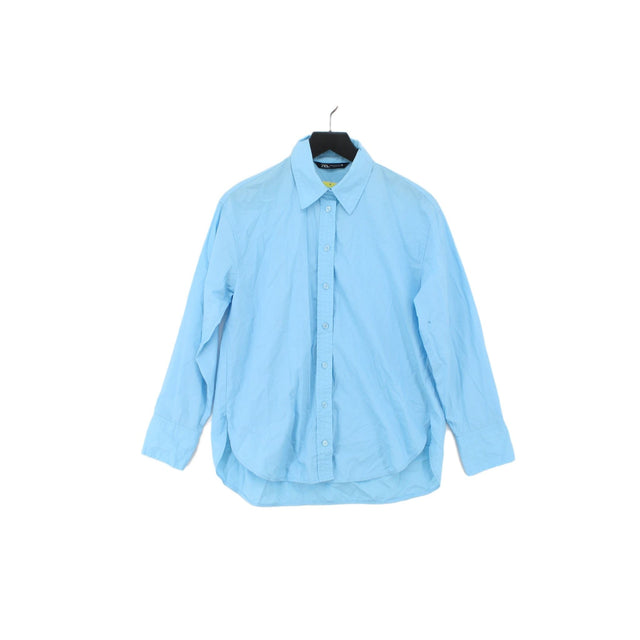 Zara Men's Shirt XS Blue 100% Cotton