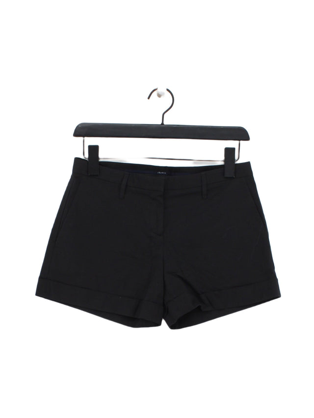 Theory Women's Shorts W 30 in Black Cotton with Elastane