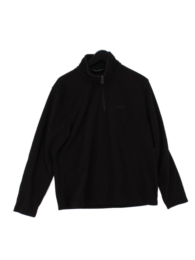 Regatta Men's Hoodie L Black 100% Polyester