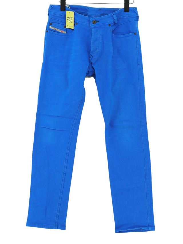 Diesel Women's Jeans W 29 in Blue Cotton with Elastane