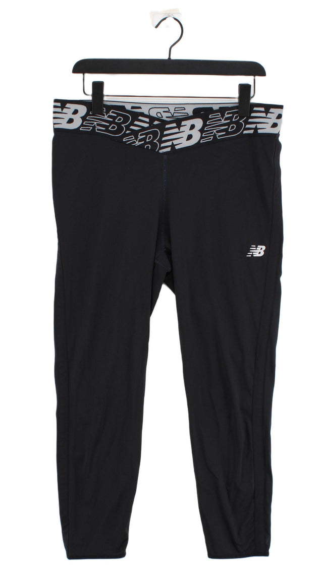 New Balance Women's Sports Bottoms W 34 in Black 100% Other