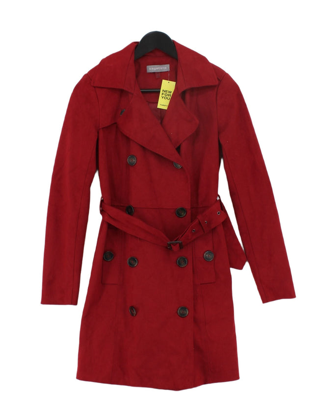 Bagatelle Women's Coat XS Red Polyester with Spandex