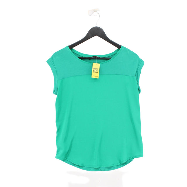 Mango Women's Top M Green 100% Viscose