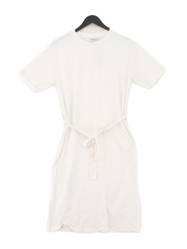 Vero Moda Women's Midi Dress S White 100% Cotton
