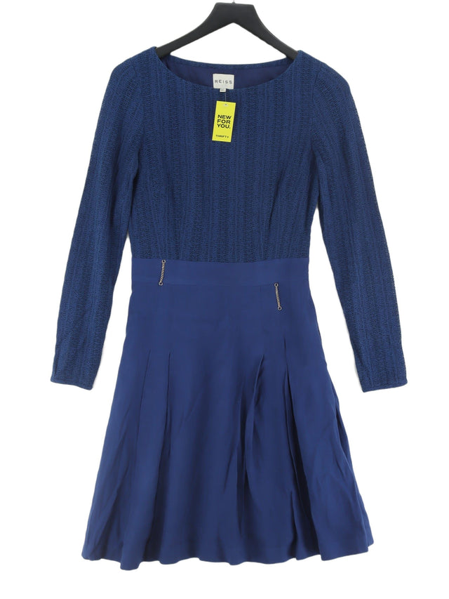 Reiss Women's Midi Dress UK 8 Blue
