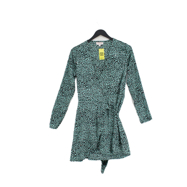 Dancing Leopard Women's Midi Dress UK 8 Green 100% Polyester