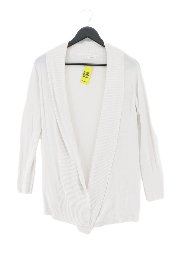 MNG Women's Cardigan S White 100% Other