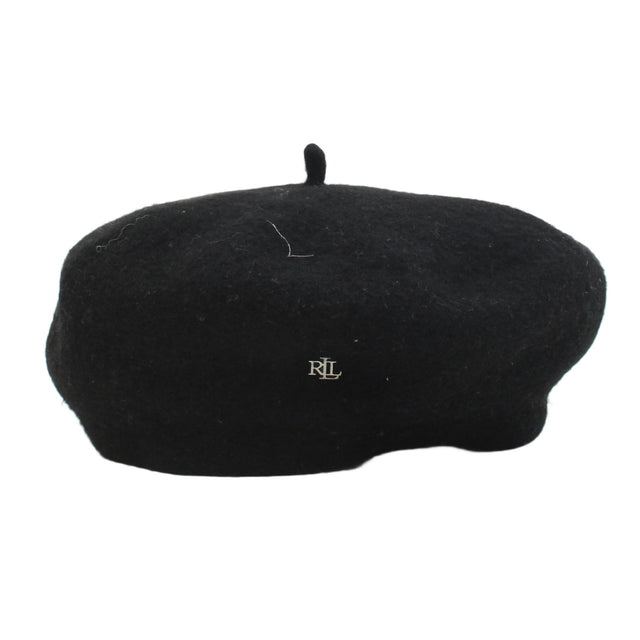 Ralph Lauren Men's Hat Black 100% Wool