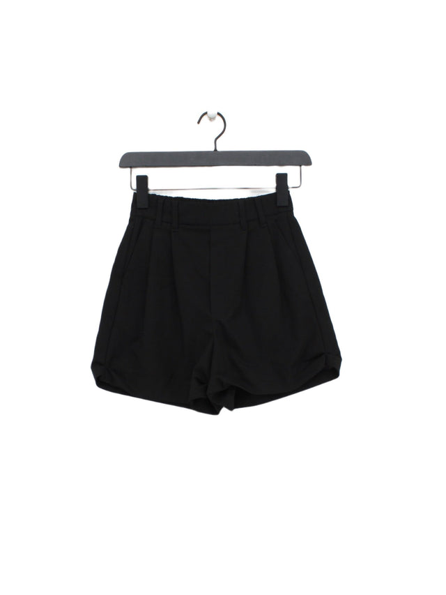 Bershka Women's Shorts XS Black 100% Other