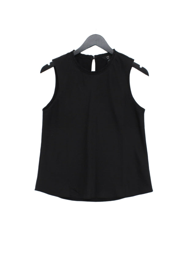 J. Crew Women's Top S Black 100% Polyester