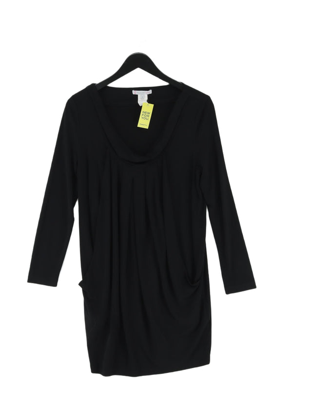 Paul & Joe Women's Midi Dress UK 12 Black Polyester with Elastane