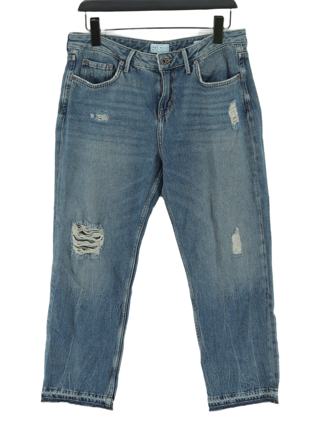 Jack Wills Women's Jeans W 29 in Blue 100% Cotton