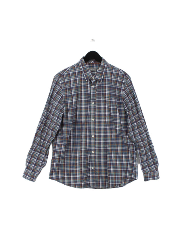 Jaeger Men's Shirt L Multi 100% Cotton