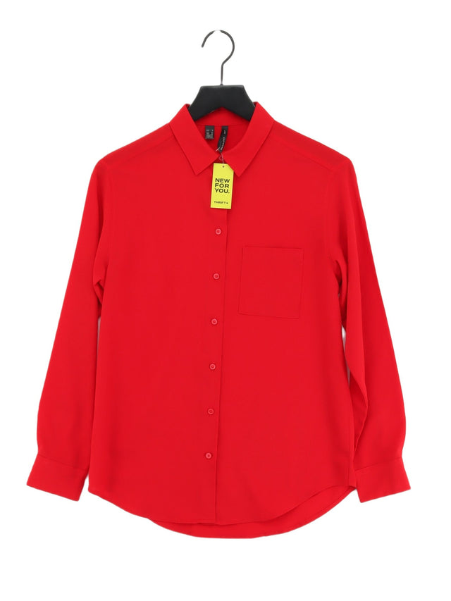 Mango Women's Blouse S Red 100% Other