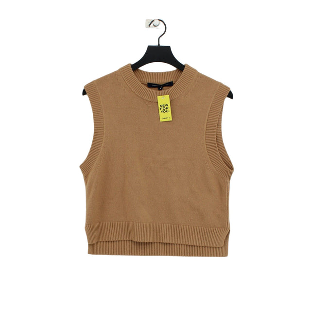 French Connection Women's Jumper M Brown Acrylic with Elastane, Polyamide