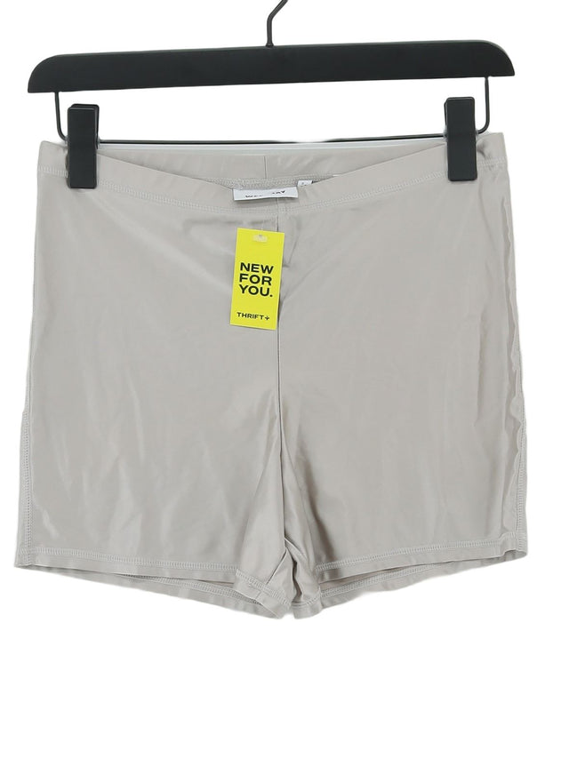 Weekday Women's Shorts S Grey Polyamide with Elastane