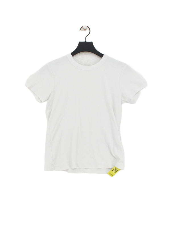 Uniqlo Women's T-Shirt S White 100% Cotton