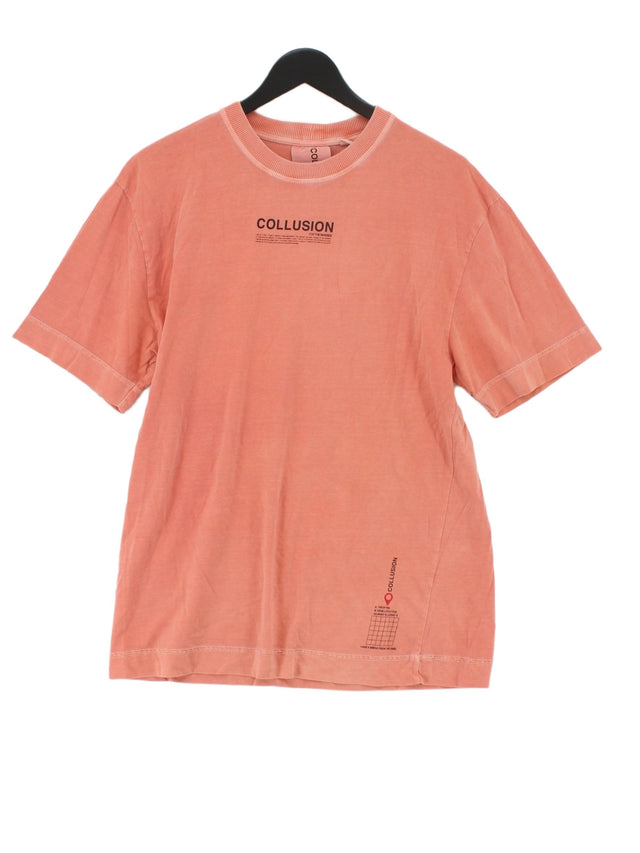 Collusion Women's T-Shirt M Pink 100% Other