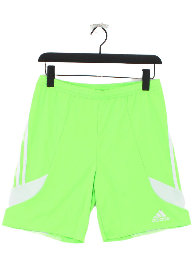 Adidas Men's Shorts XL Green Polyester with Other