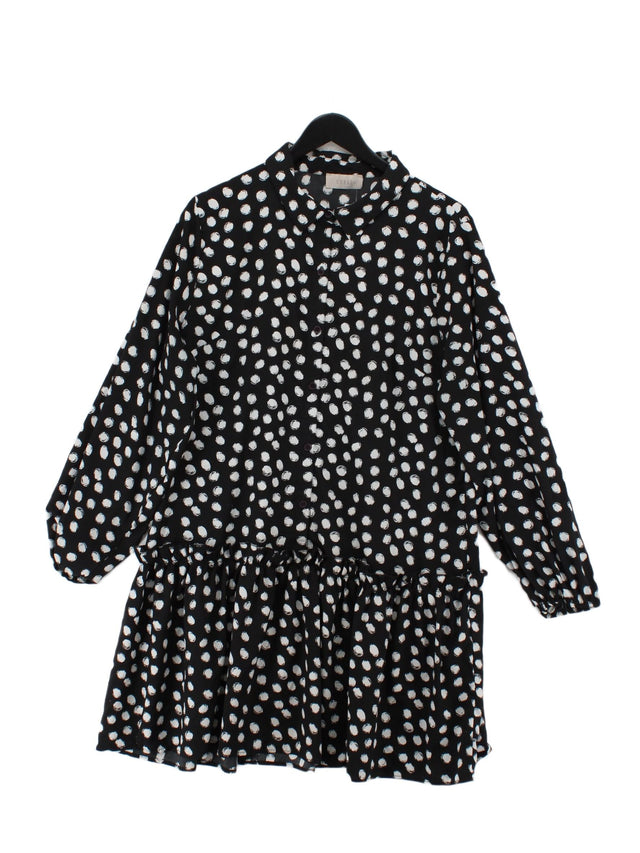 Coast Women's Midi Dress XL Black 100% Polyester