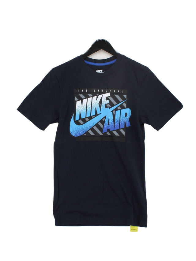Nike Men's T-Shirt S Blue 100% Cotton