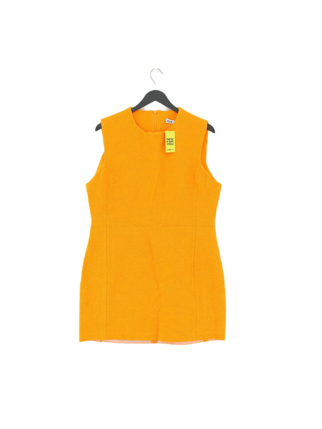 Zara Women's Mini Dress XXL Orange 100% Other