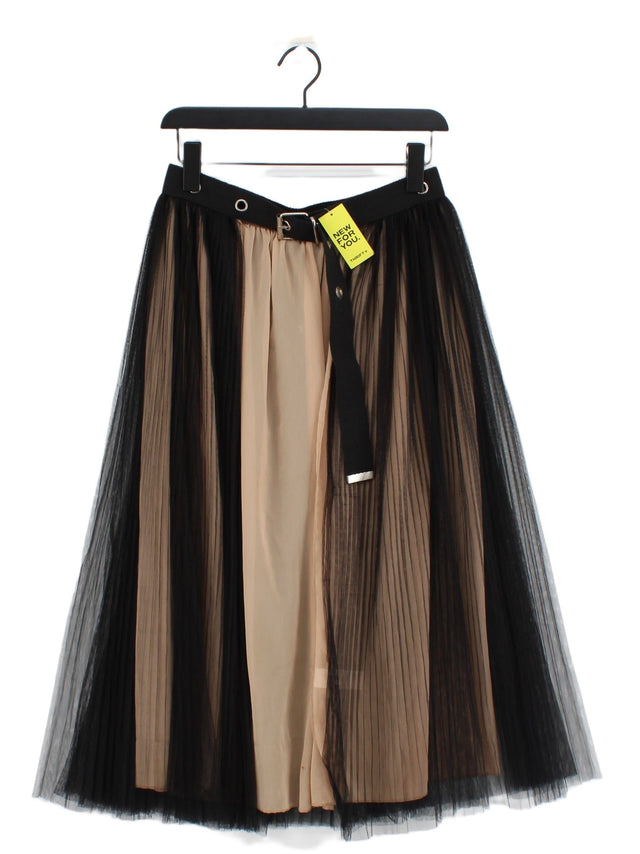 Missy Empire Women's Maxi Skirt S Black Polyester with Elastane