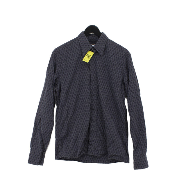 Yves Saint Laurent Men's Shirt M Grey 100% Other