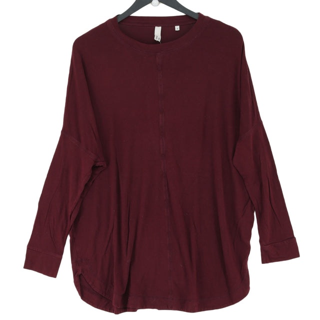 And/or Women's Top UK 8 Purple Viscose with Elastane