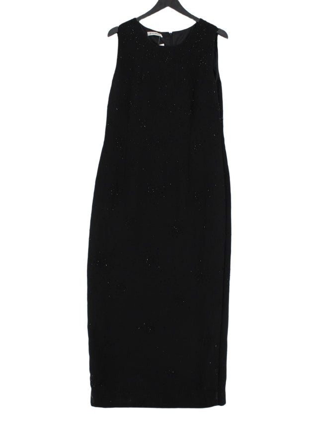 Windsmoor Women's Midi Dress UK 16 Black 100% Polyester