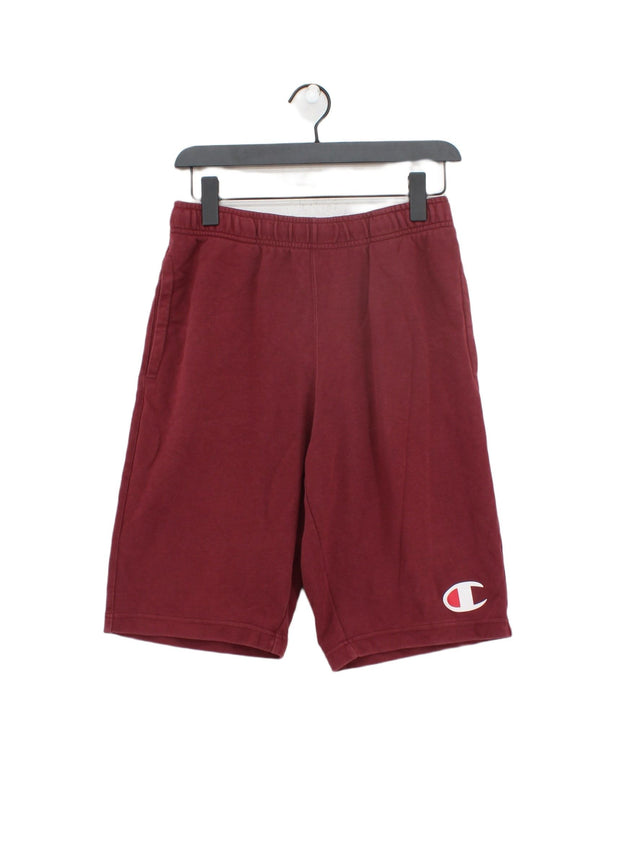 Champion Men's Shorts W 28 in Red 100% Other