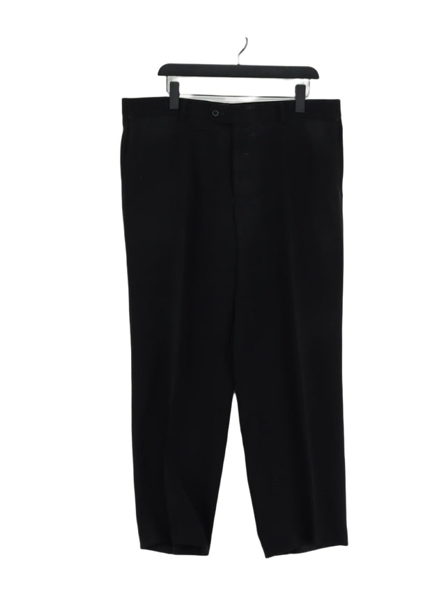 JOOP! Men's Suit Trousers W 38 in Black 100% Other