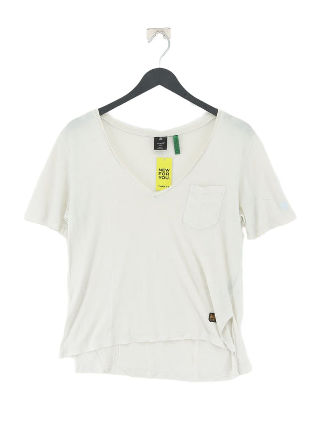 G-Star Raw Women's T-Shirt XS White 100% Cotton