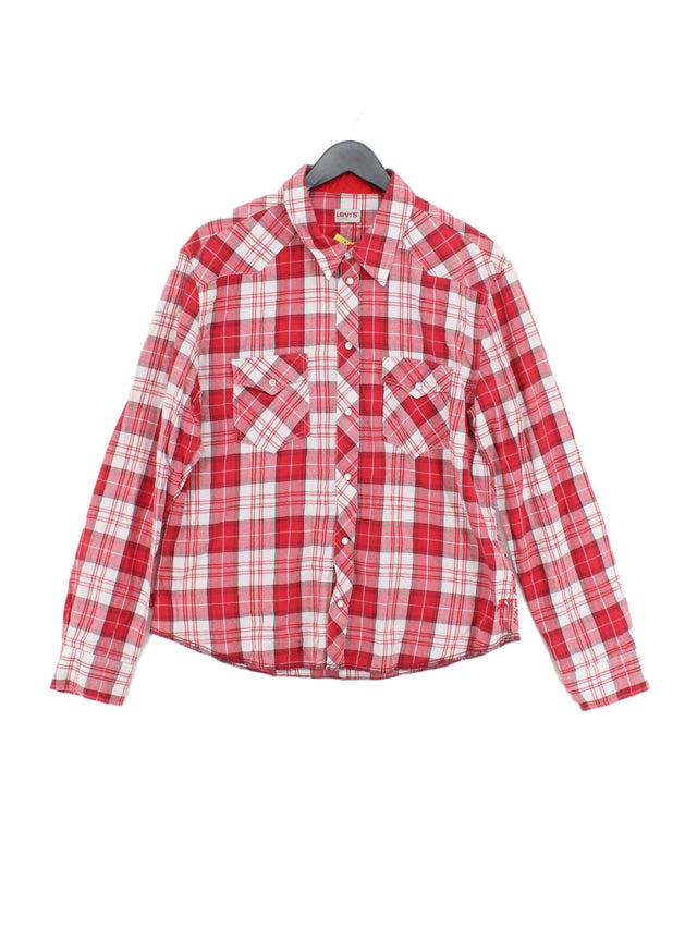 Levi’s Women's Shirt XL Red 100% Cotton