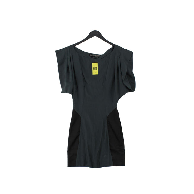 AllSaints Women's Midi Dress UK 6 Green 100% Polyester