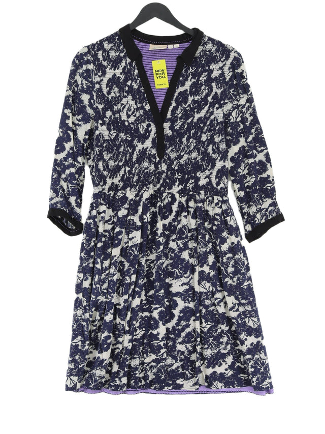 Edme & Esyllte Women's Midi Dress UK 16 Blue Rayon with Polyester