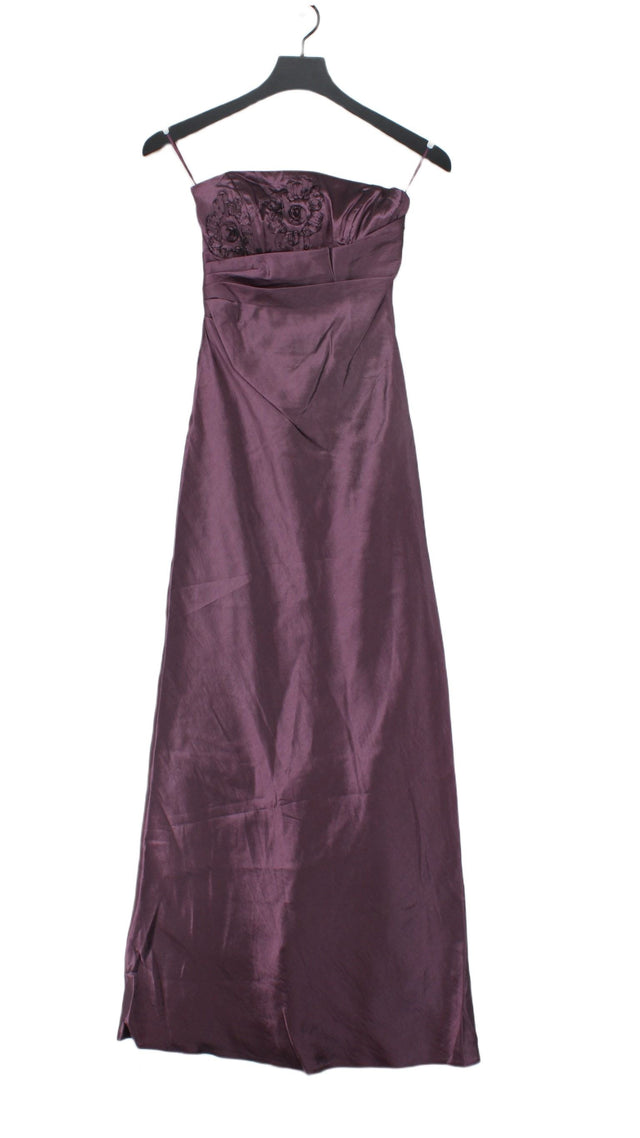 Ariella Women's Maxi Dress UK 8 Purple Polyamide with Polyester