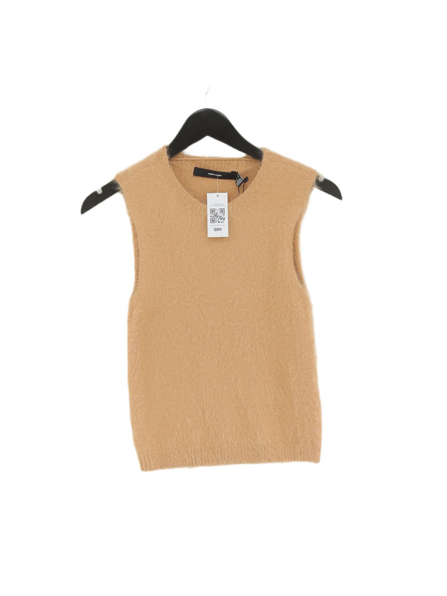 Vero Moda Women's T-Shirt S Tan Nylon with Acrylic