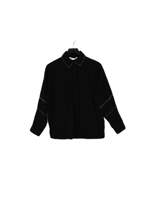 Zara Women's Blouse S Black 100% Polyester